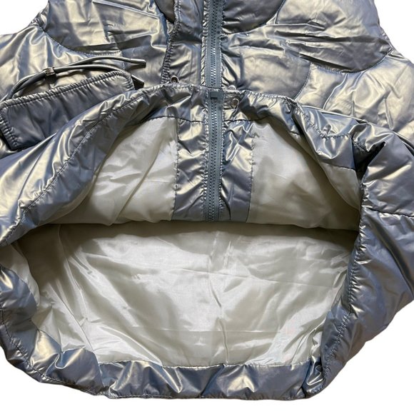 Womens|Padded Vest|Size XL|Bright Green |Turtleneck|Full Zipper|Mid Length - Picture 11 of 16